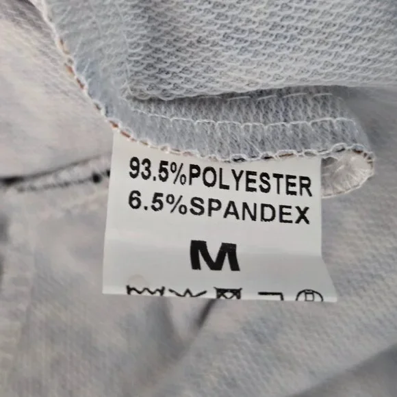 New | Women's Knit Patchwork Houndstooth Loungewear Shorts Side Pockets | Medium - Picture 4 of 4